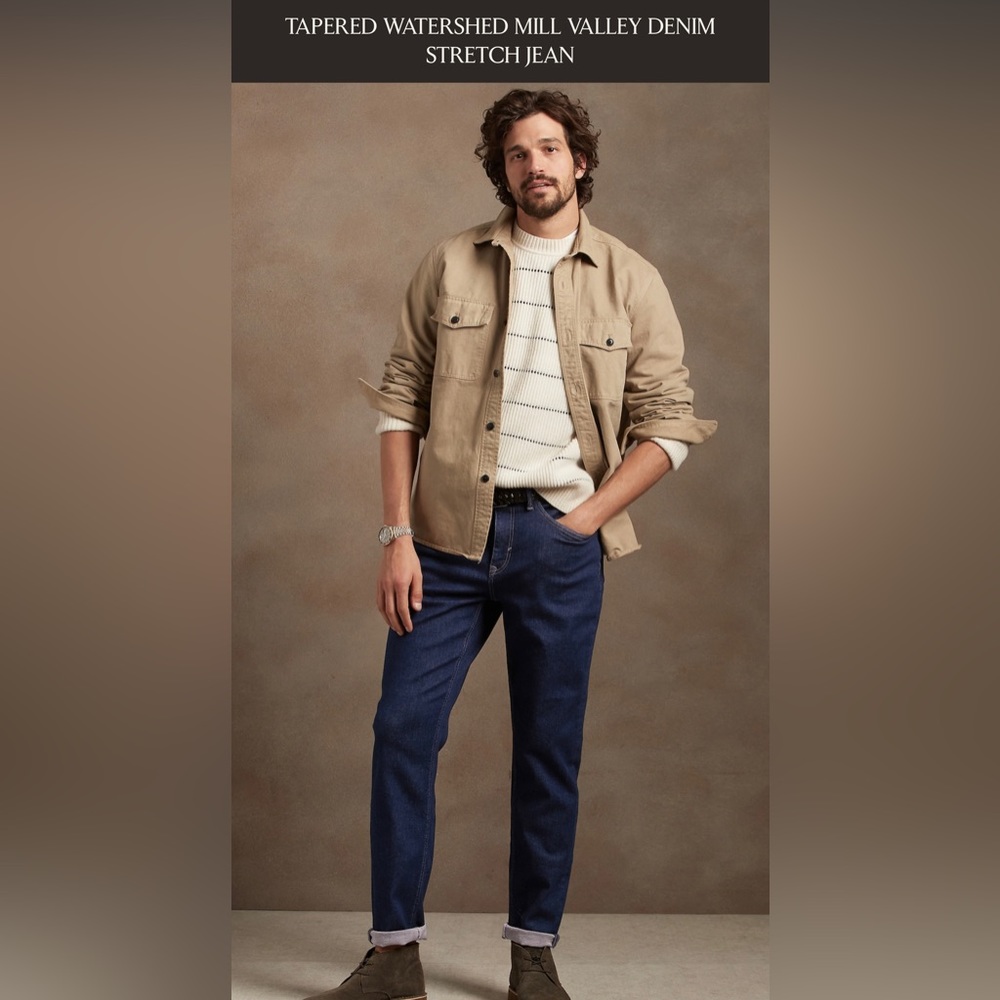 Brand new, never worn! Banana Republic’s premium watershed Jeans!